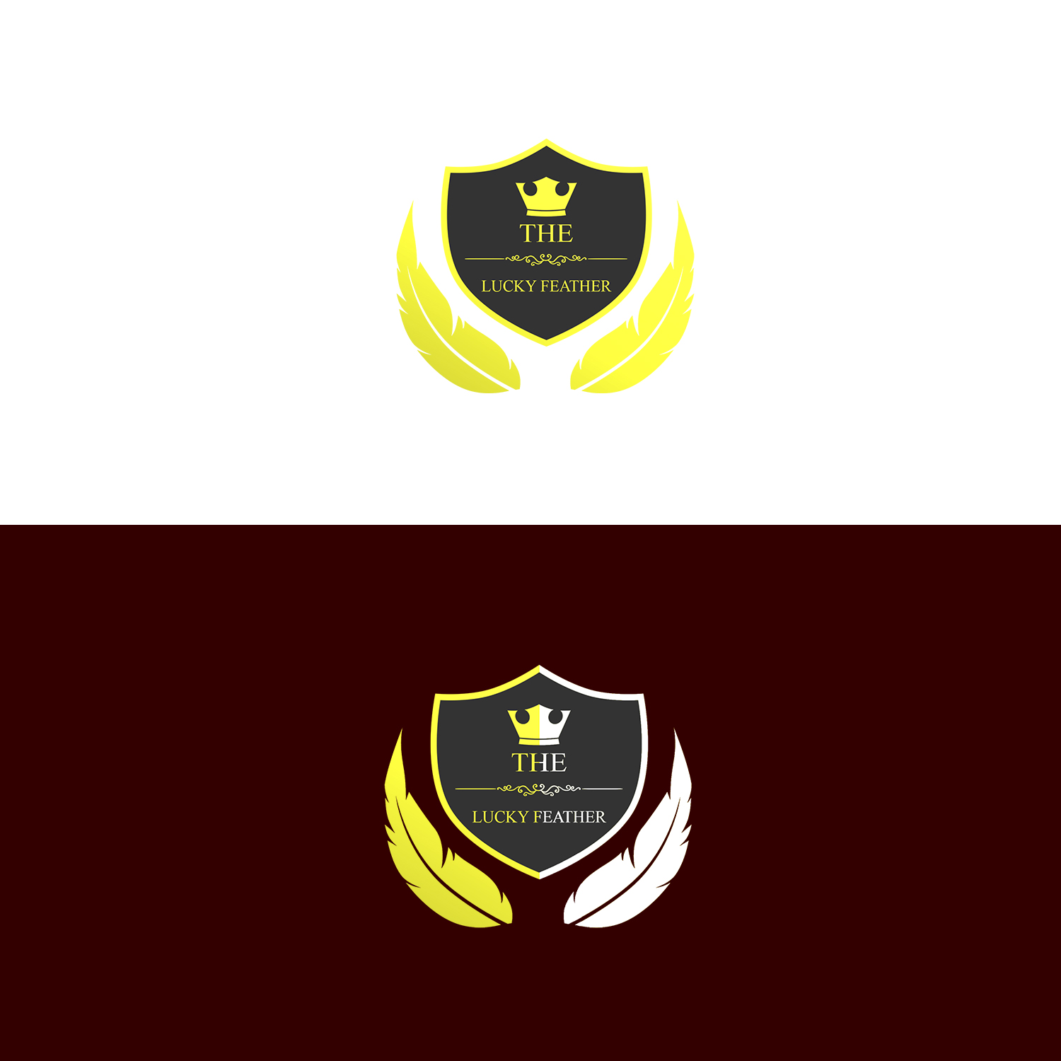 Logo Design by Elvis Dias for The Lucky Feather | Design #13549509