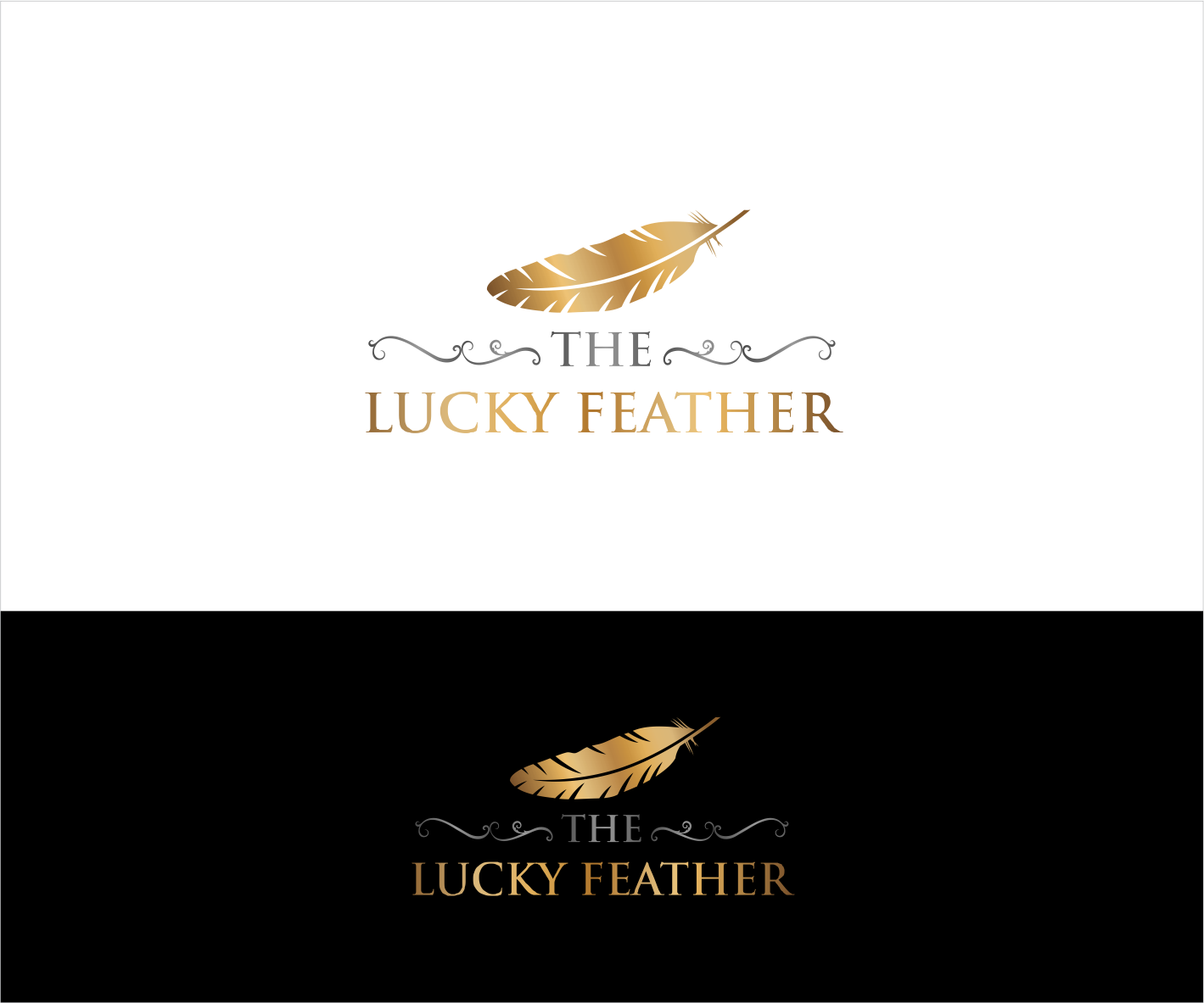 Diseño de Logo por LNKstudio para The Lucky Feather | Diseño: #13540006