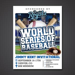 Flyer Design by Mariyam Khan for Denver Royals | Design: #13551943