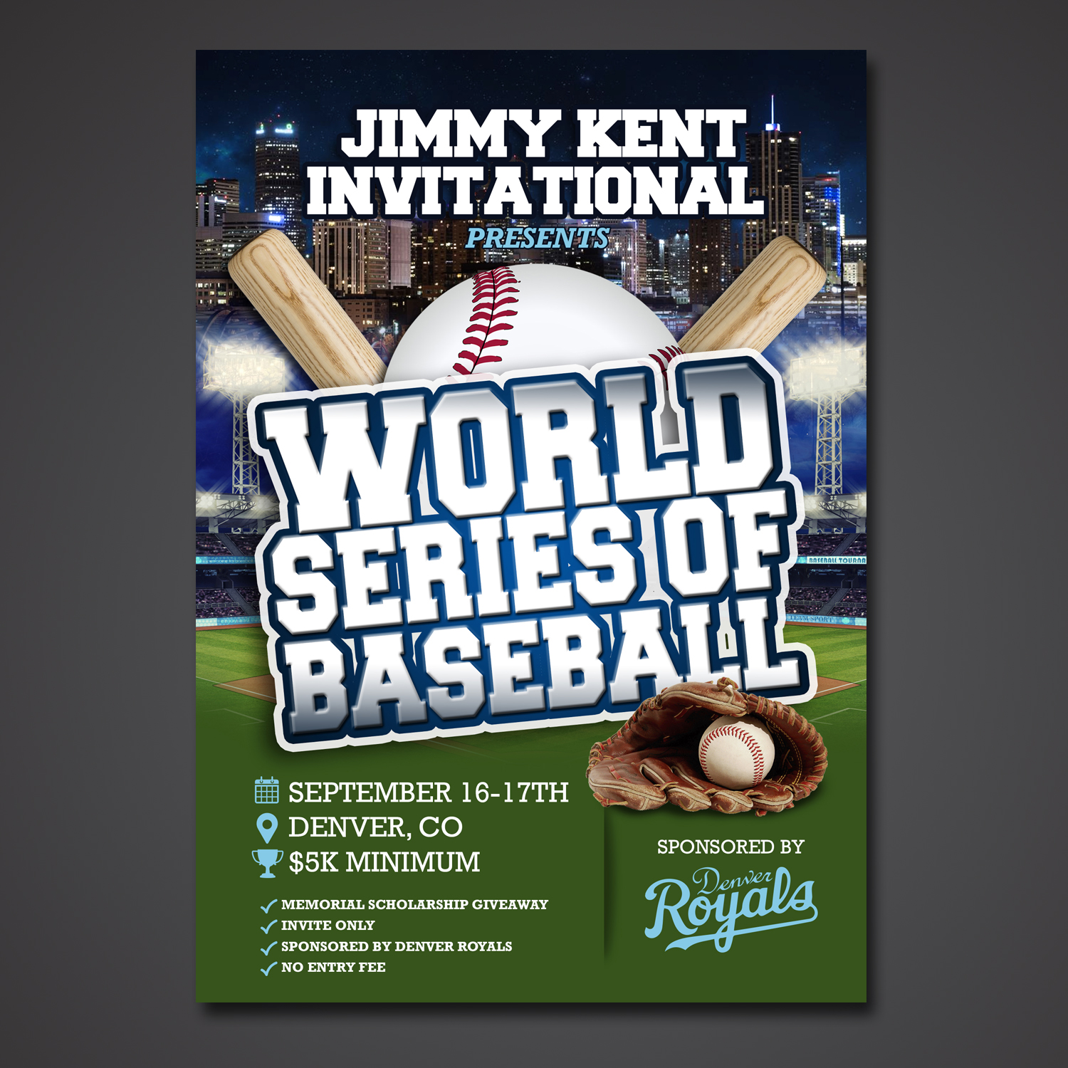 Flyer-Design von Mariyam Khan für Denver Royals | Design #13553122