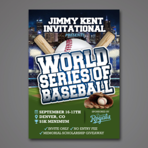 Flyer Design by Mariyam Khan for Denver Royals | Design: #13554337