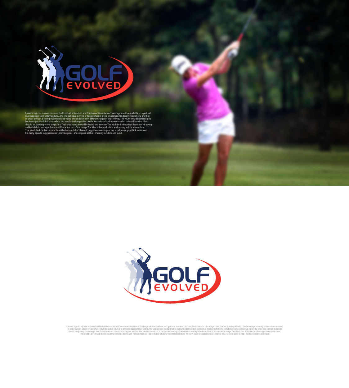 Logo Design by Art creators for Golf Evolved | Design #13552828