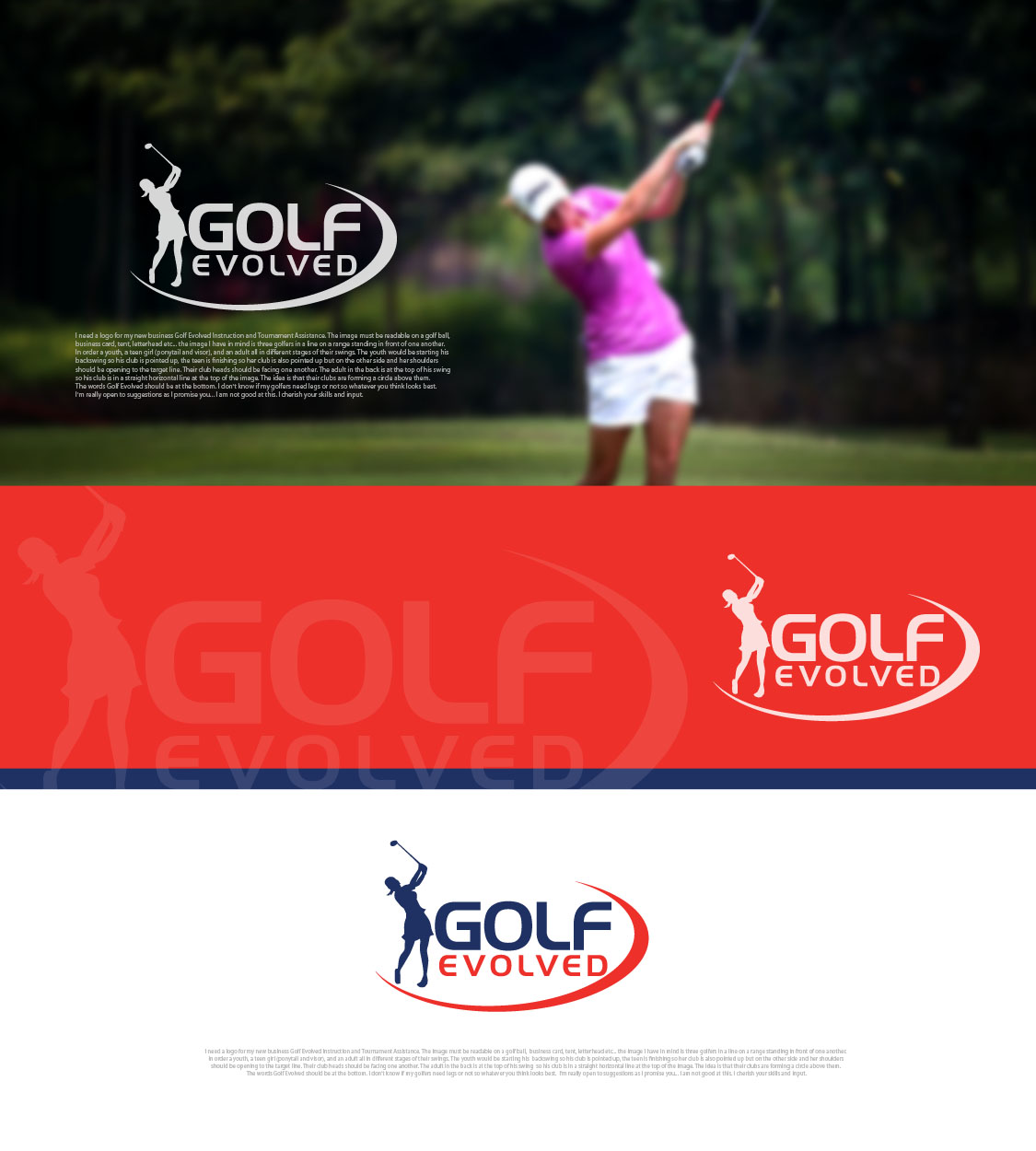 Logo Design by Art creators for Golf Evolved | Design #13552829