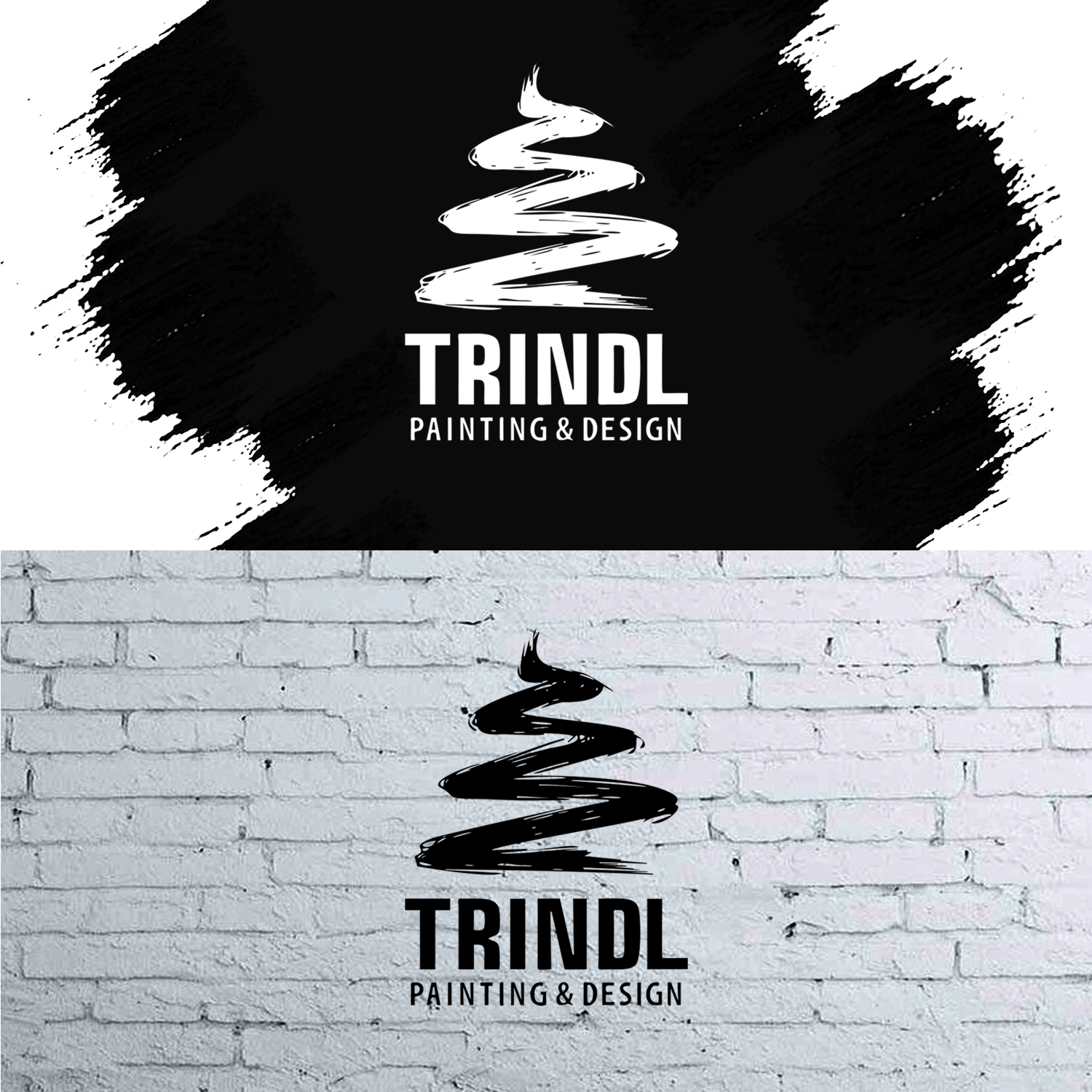 Logo Design by Scvzz for Trindl Painting and Design | Design #13577752