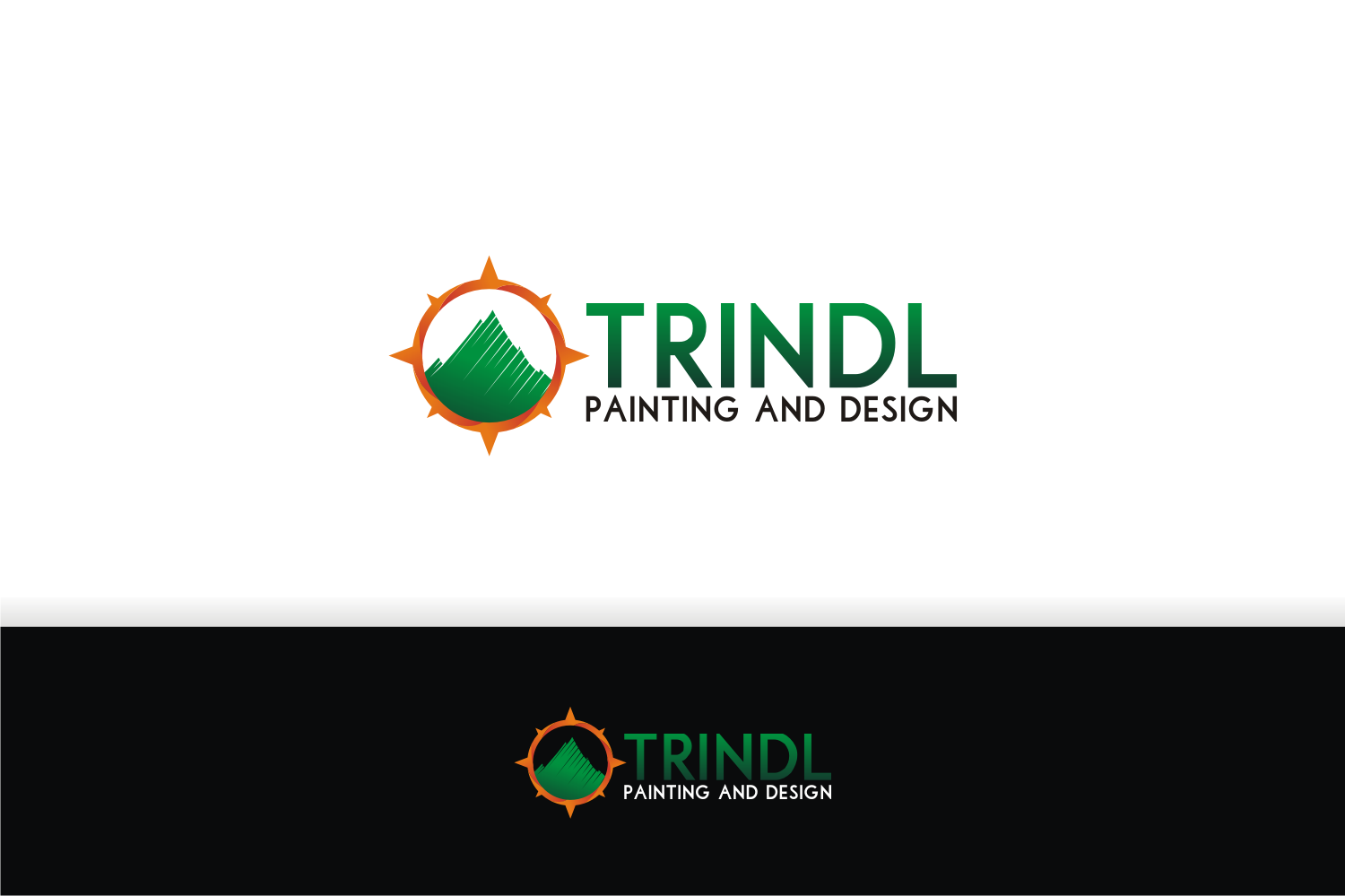 Logo Design by T I K H E - L M W for Trindl Painting and Design | Design #13549832