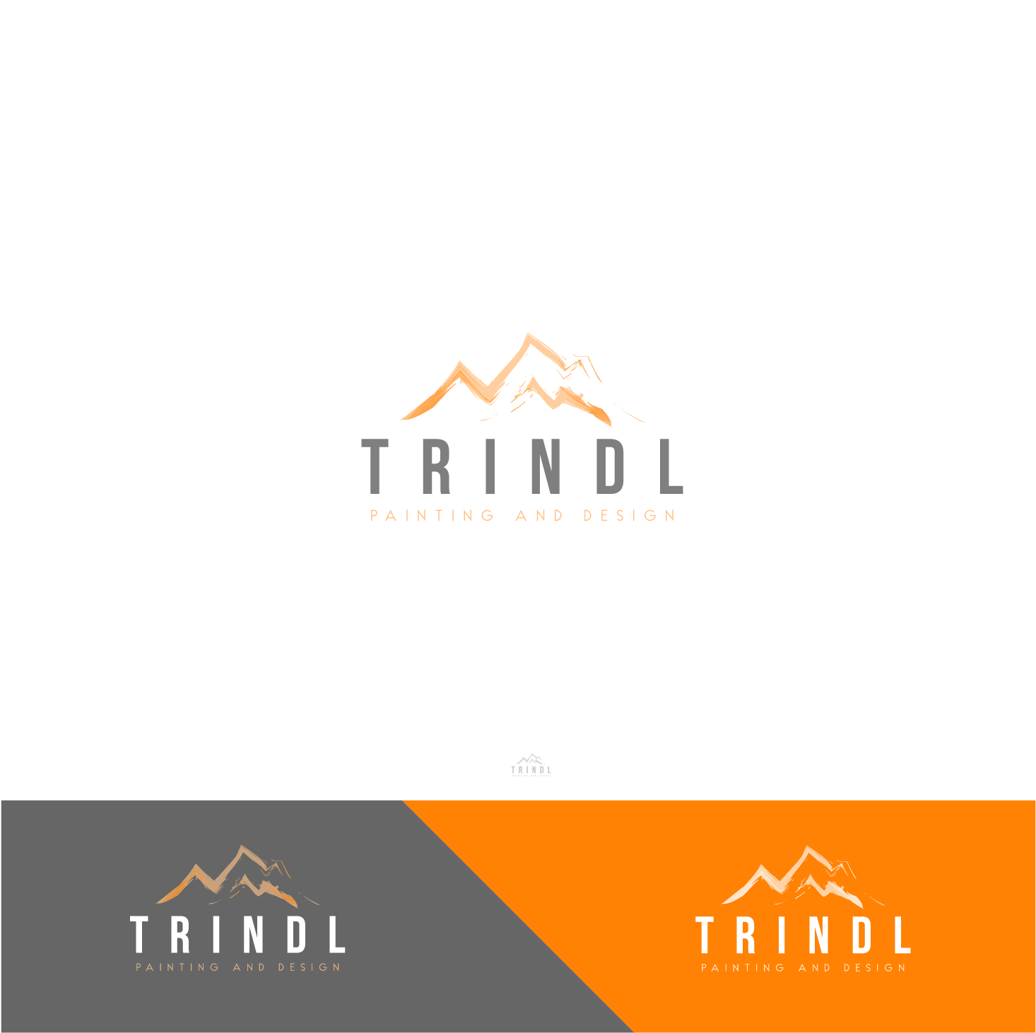 Diseño de Logo por abc. para Trindl Painting and Design | Diseño #13546990