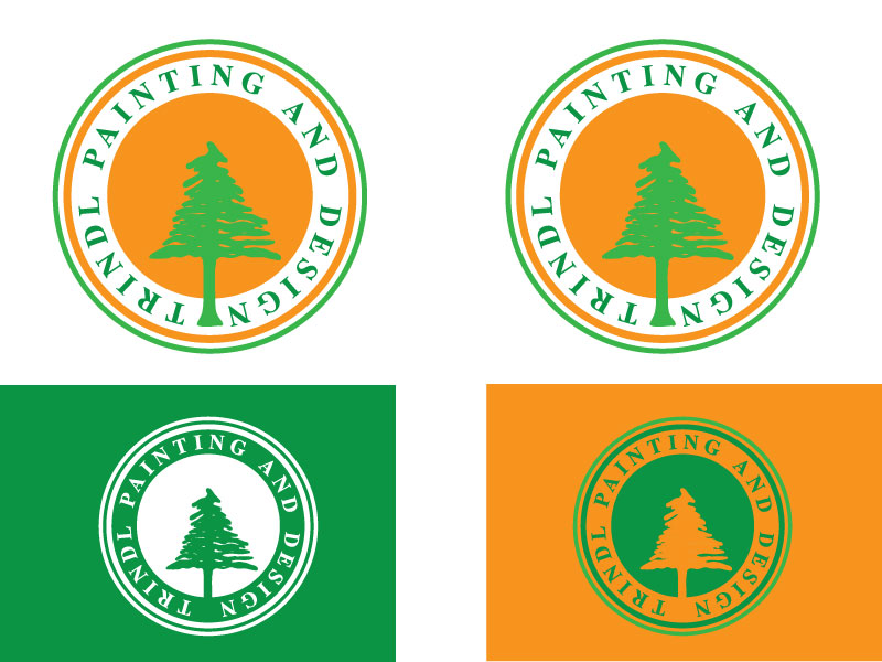 Logo Design by alltimedesign for Trindl Painting and Design | Design #13559808