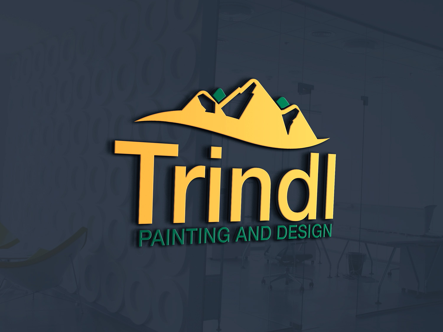 Logo Design by jasonms for Trindl Painting and Design | Design #13558212