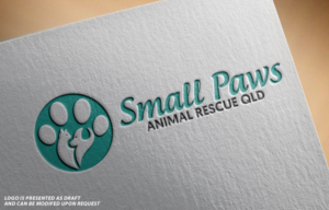Logo Design by Professor P for Small Paws Animal Rescue QLD | Design: #13530757