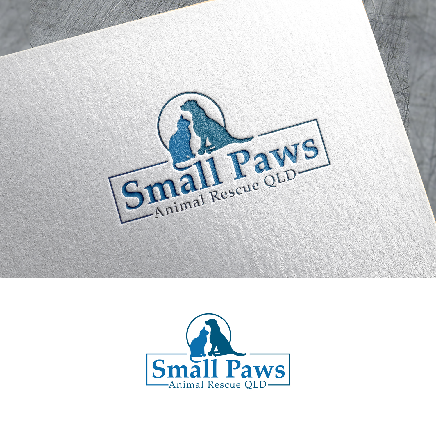 Logo Design by Impressive Solutions for Small Paws Animal Rescue QLD | Design #13560726
