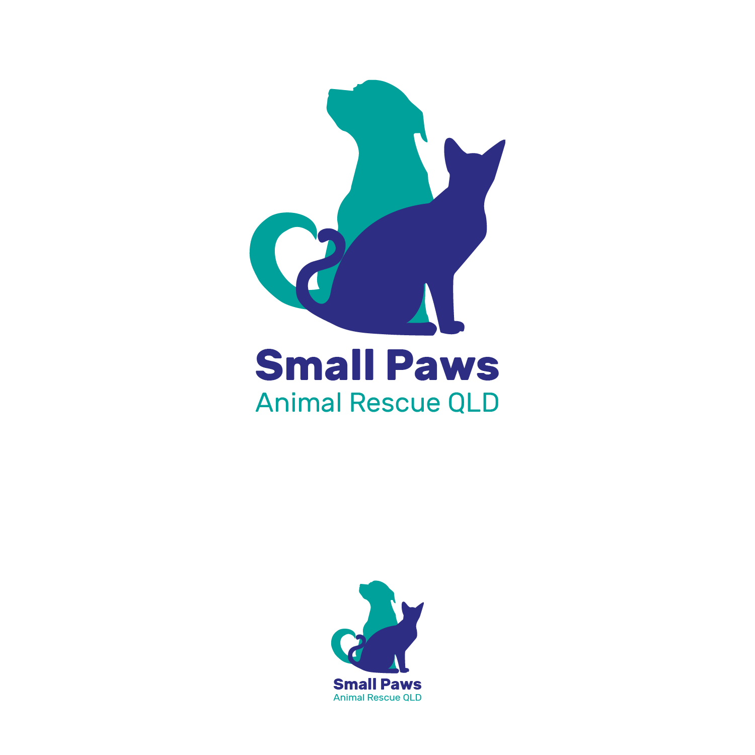 Logo Design by shanchud for Small Paws Animal Rescue QLD | Design #13529198
