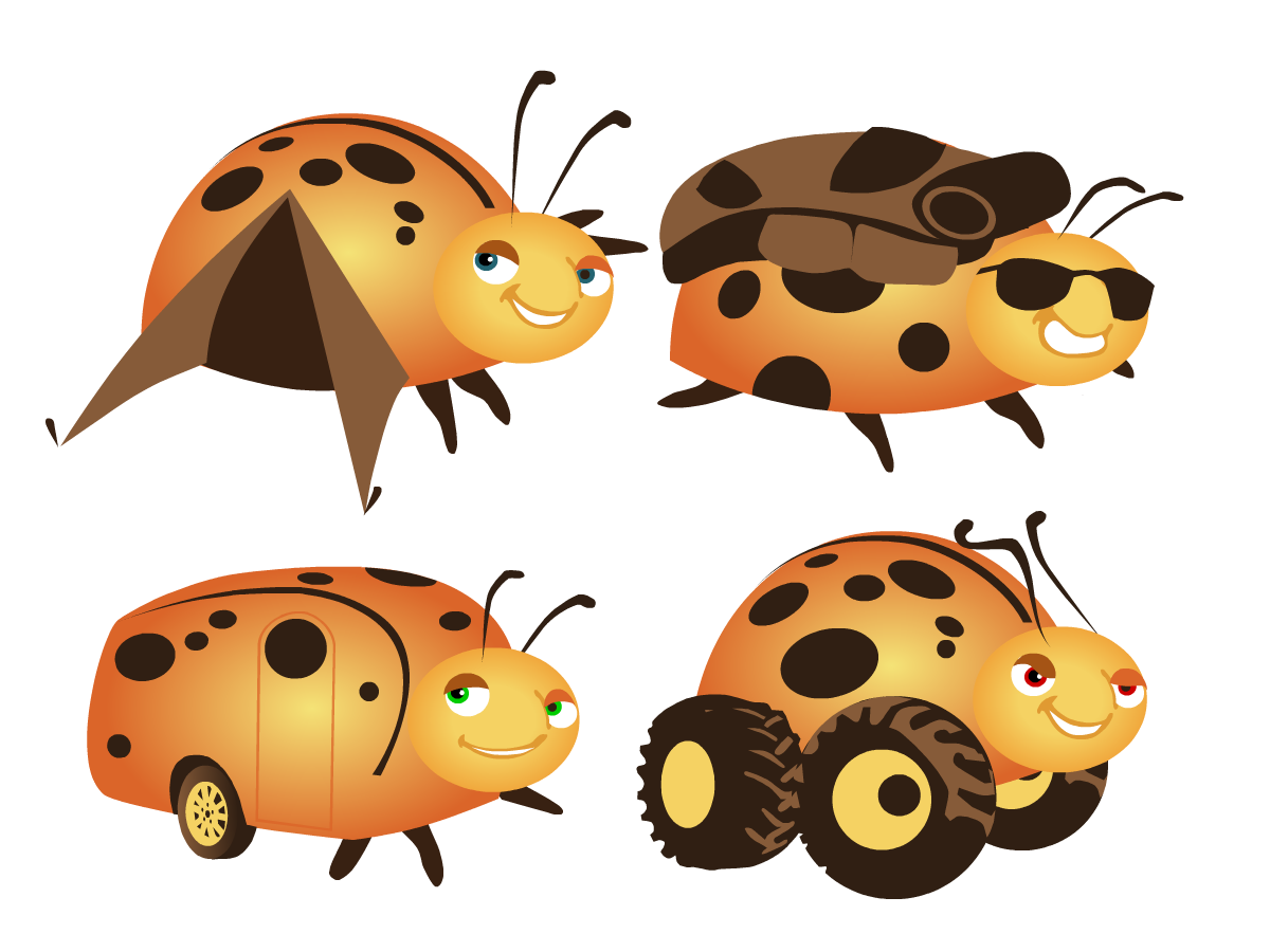 Logo Design by REDcrackers.com for Caravan Bug | Design #546419