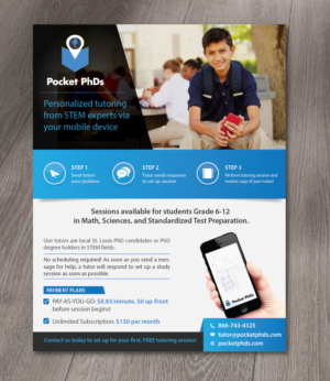 Flyer Design by alex989 for Pocket PhDs, Inc | Design: #13544627