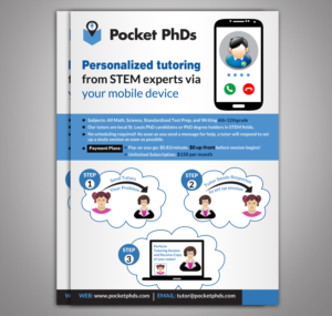 Flyer Design by debdesign for Pocket PhDs, Inc | Design: #13543708
