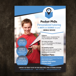 Flyer Design by renuka.fulzele for Pocket PhDs, Inc | Design: #13584600