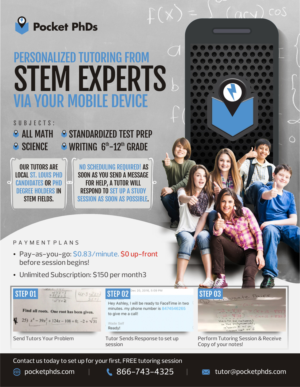 Flyer Design by Marketing Wings for Pocket PhDs, Inc | Design: #13585583