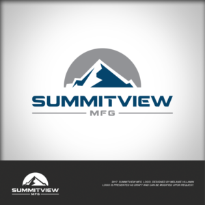 Logo Design by mvillamin for Summitview Mfg | Design: #13542628