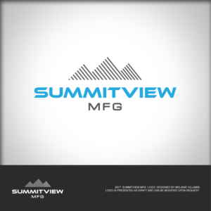 Logo Design by mvillamin for Summitview Mfg | Design: #13552696