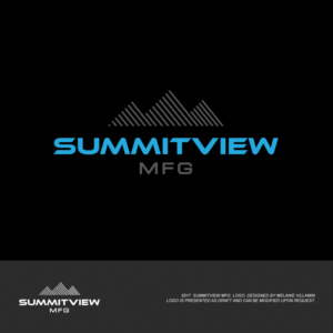 Logo Design by mvillamin for Summitview Mfg | Design: #13552701