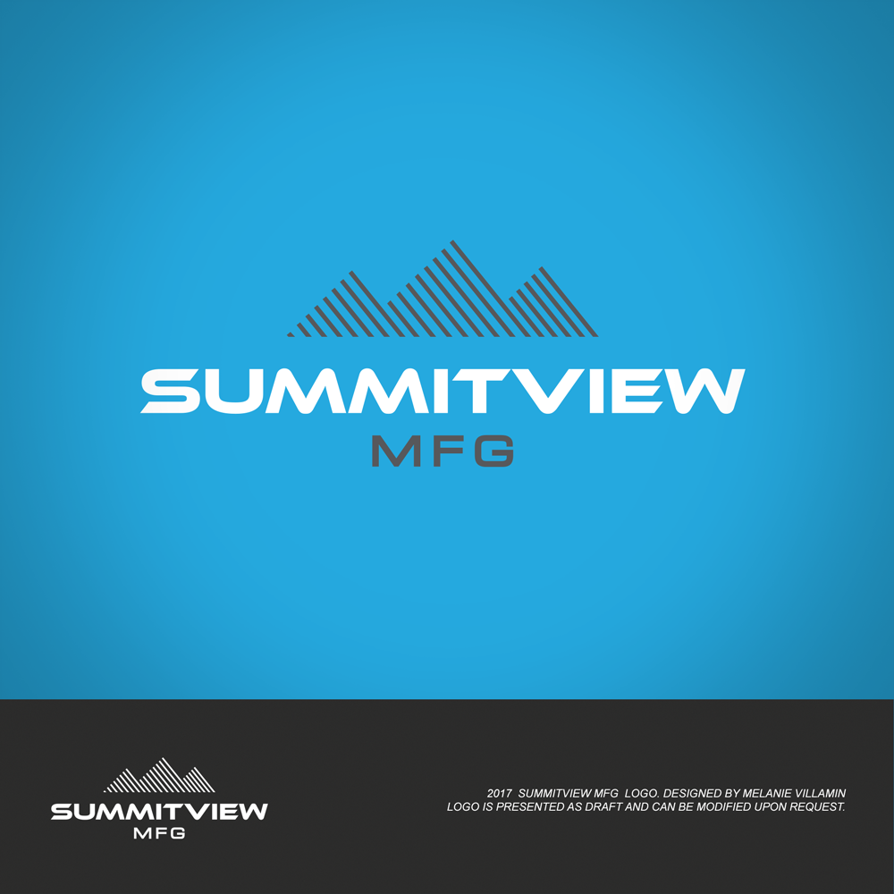 Design de Logo par mvillamin pour Summitview Mfg | Design #13552707
