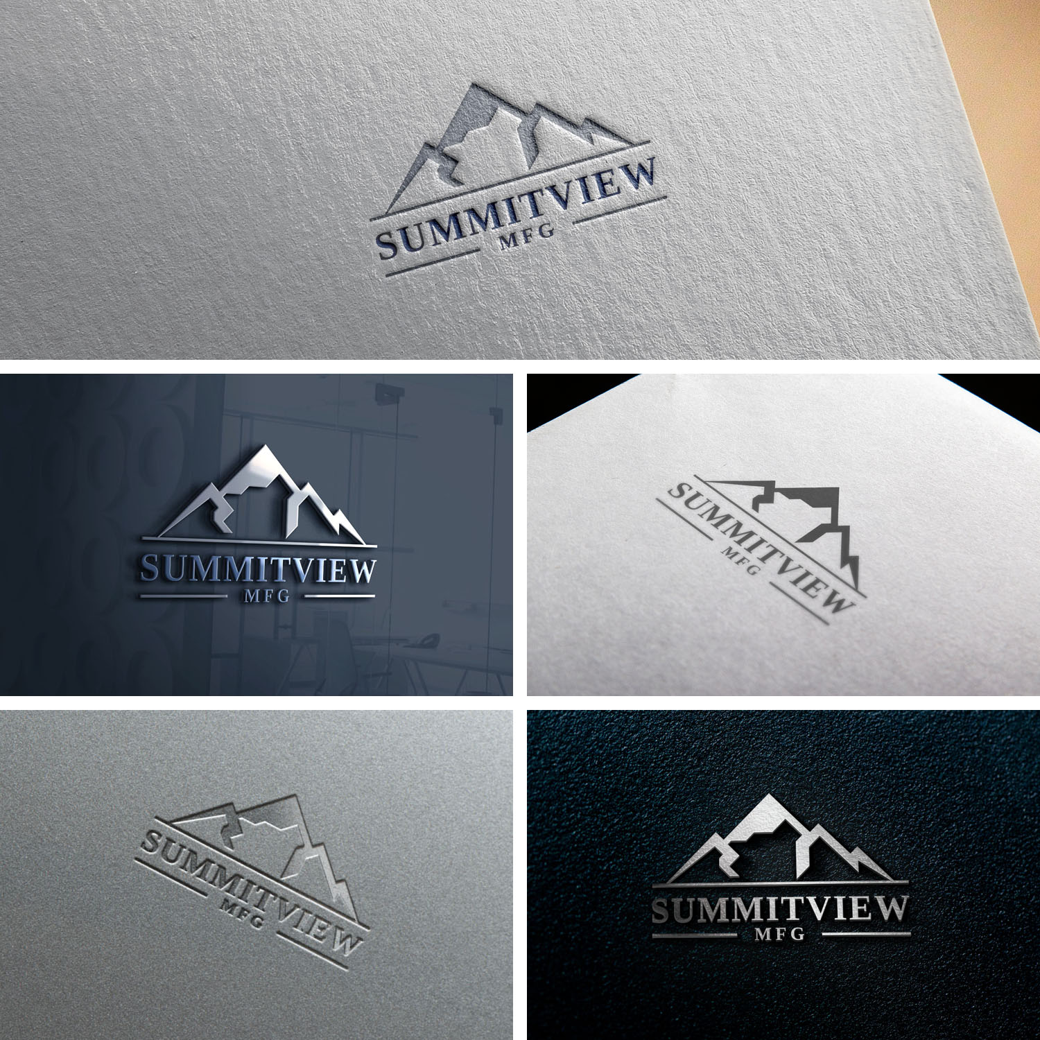 Logo-Design von Grapismo Brand Studio für Summitview Mfg | Design #13537766