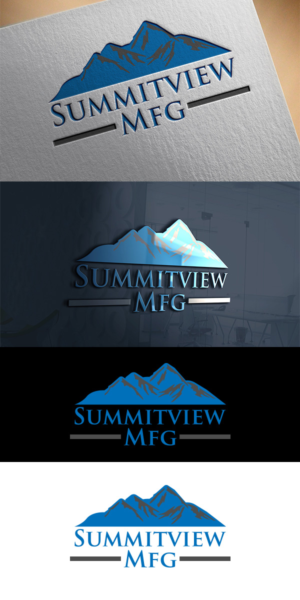 Logo Design by king solangi for Summitview Mfg | Design: #13541407