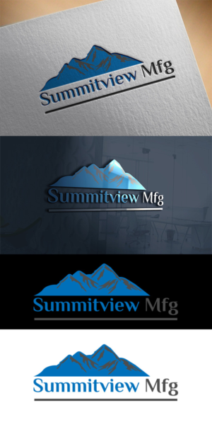 Logo Design by king solangi for Summitview Mfg | Design: #13541410