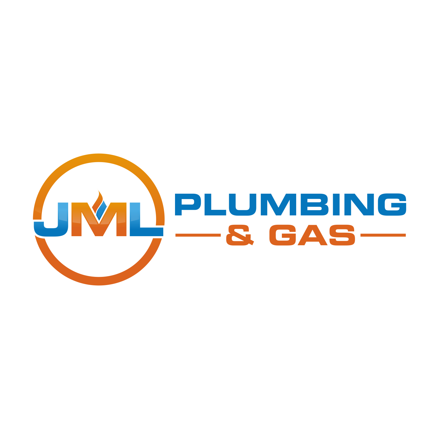 Modern, Professional, Plumbing Logo Design for JML PLUMBING \u0026 GAS by  Graphic Media | Design #14446931, image size:1500x1500