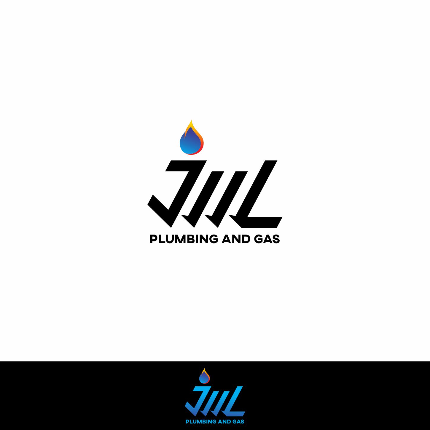 Logo Design by ev. for JML PLUMBING&GAS | Design #14475886