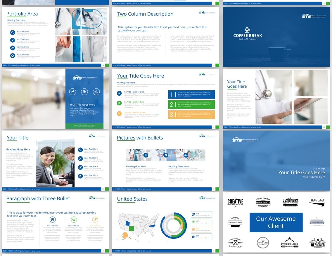 Design de PowerPoint par Imazing pour Software Testing Solutions | Design #13542662