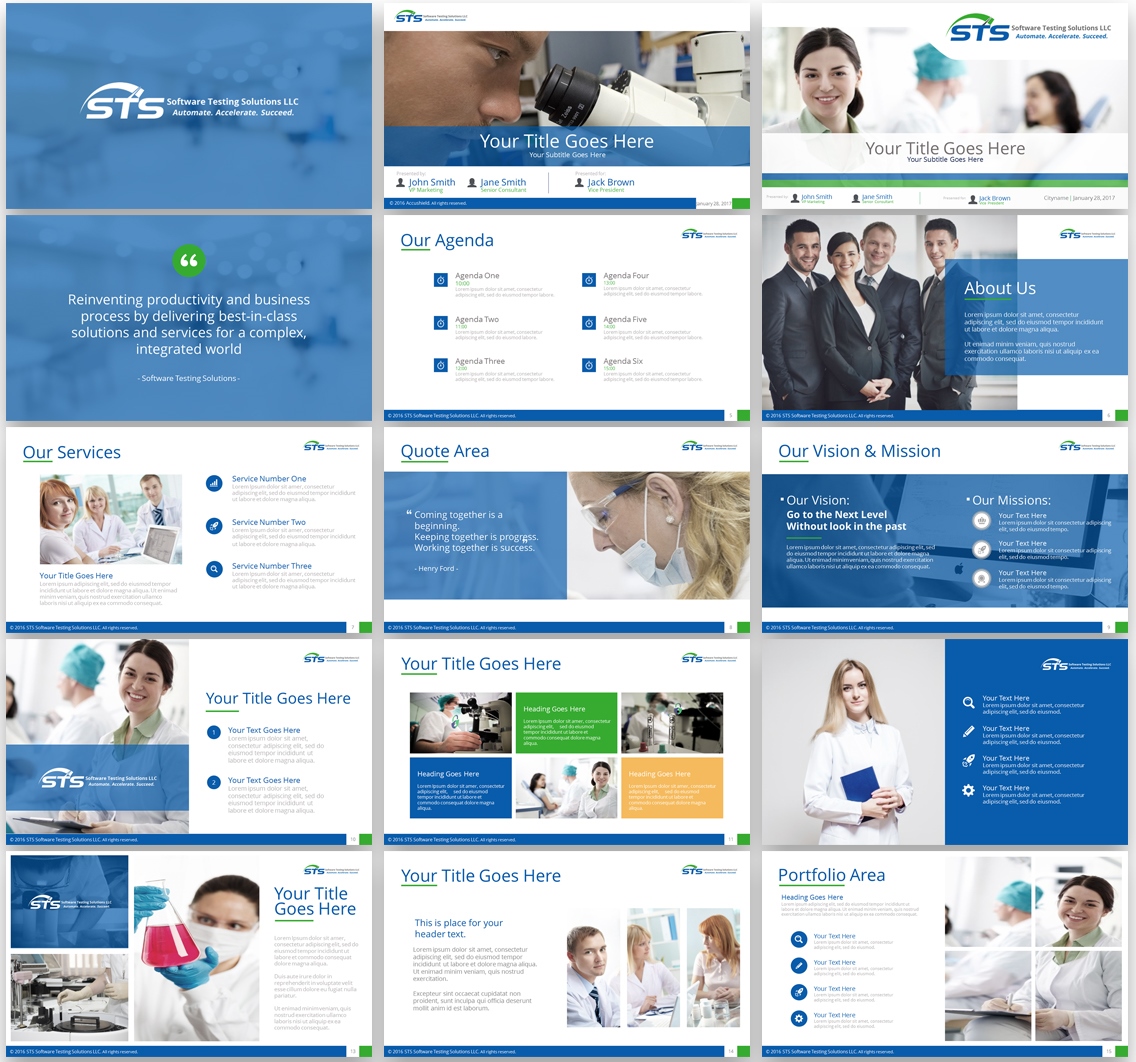 Diseño de PowerPoint por Imazing para Software Testing Solutions | Diseño #13549770