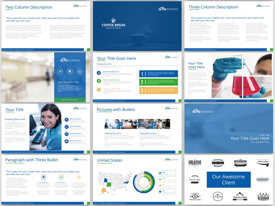 PowerPoint-Design von Imazing für Software Testing Solutions | Design #13549771