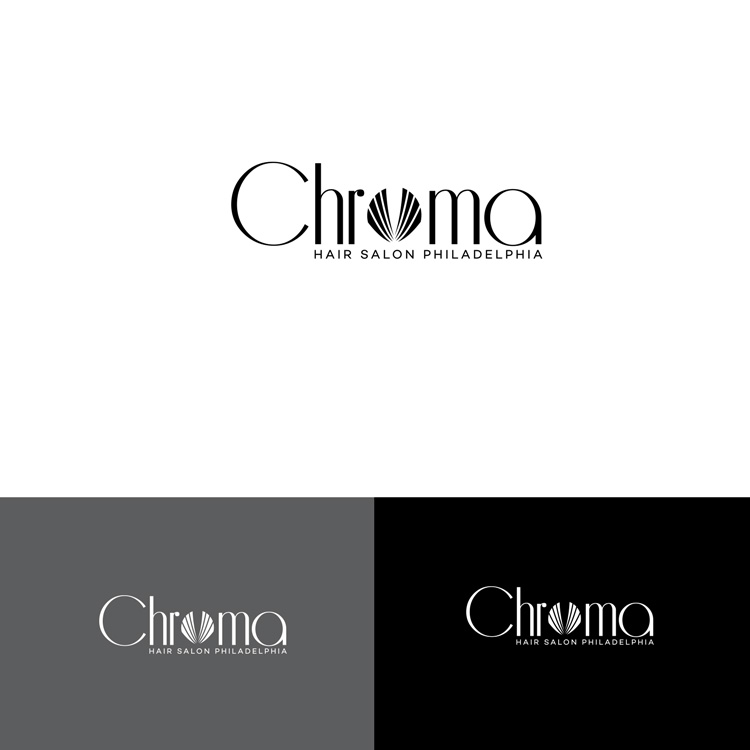 Logo Design by DesignDUO for Chroma Hair Salon | Design #13569548