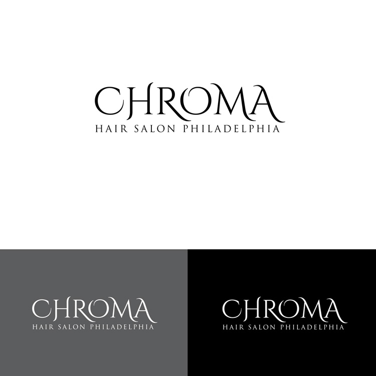 Logo Design by DesignDUO for Chroma Hair Salon | Design #13569662