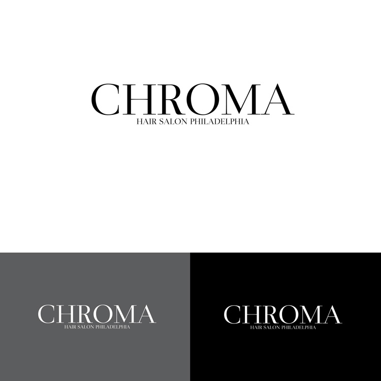Logo Design by DesignDUO for Chroma Hair Salon | Design #13569700