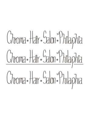 Logo Design by nelly-chc for Chroma Hair Salon | Design: #13554064