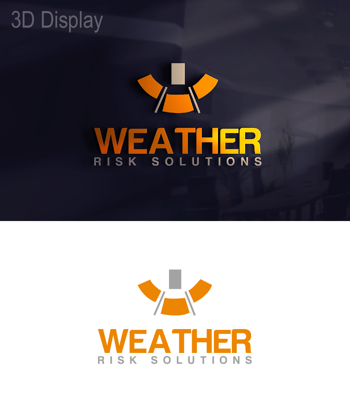 Logo-Design von 3Guys für Weather Risk Solutions | Design #13580738