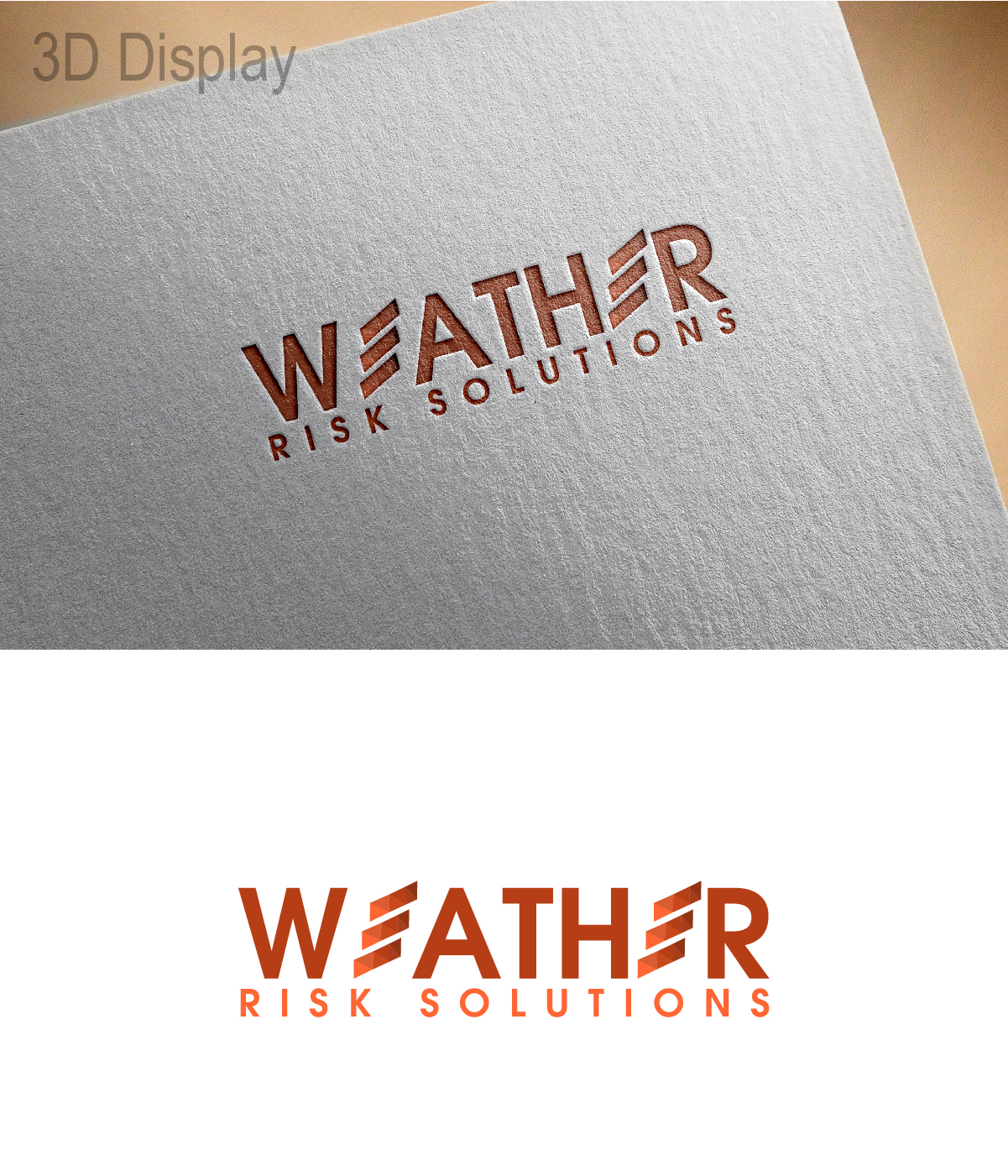 Logo-Design von 3Guys für Weather Risk Solutions | Design #13580739