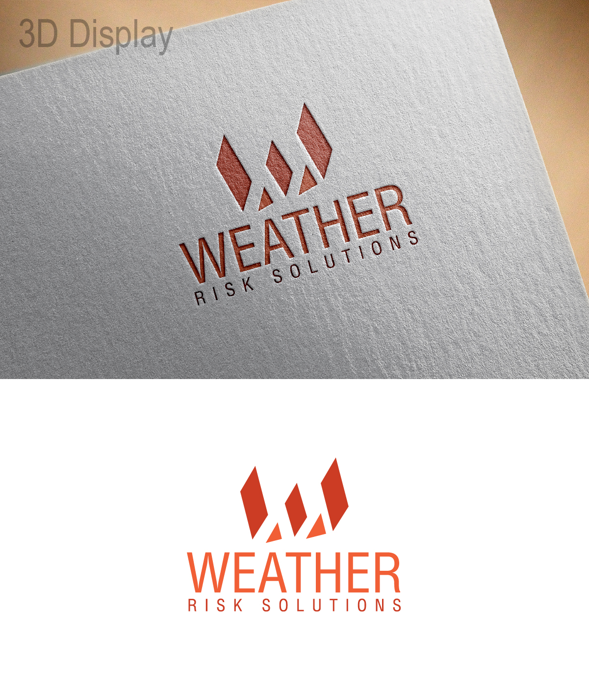 Logo-Design von 3Guys für Weather Risk Solutions | Design #13580740