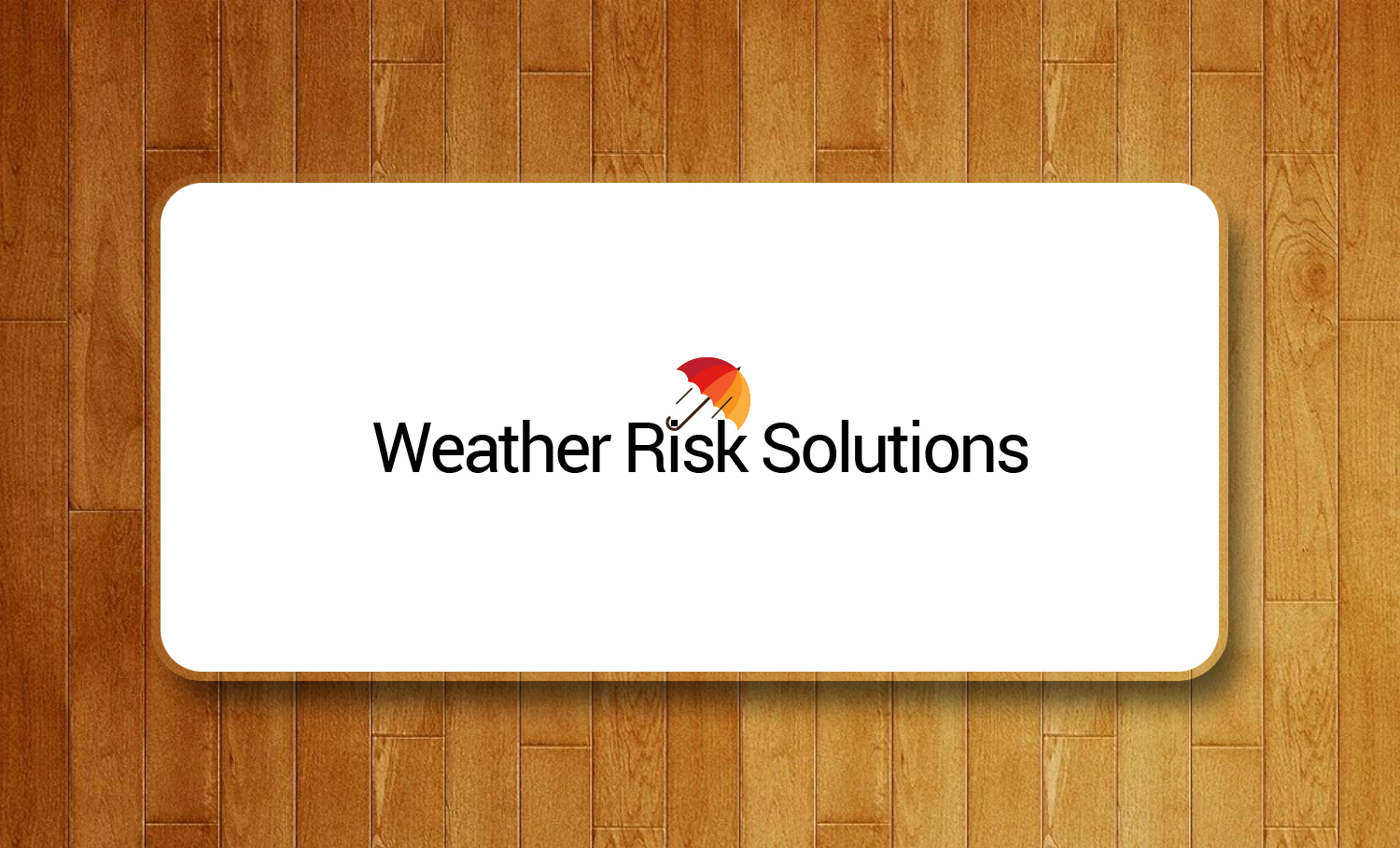 Logo Design by moqeem.naqvi for Weather Risk Solutions | Design #13552383