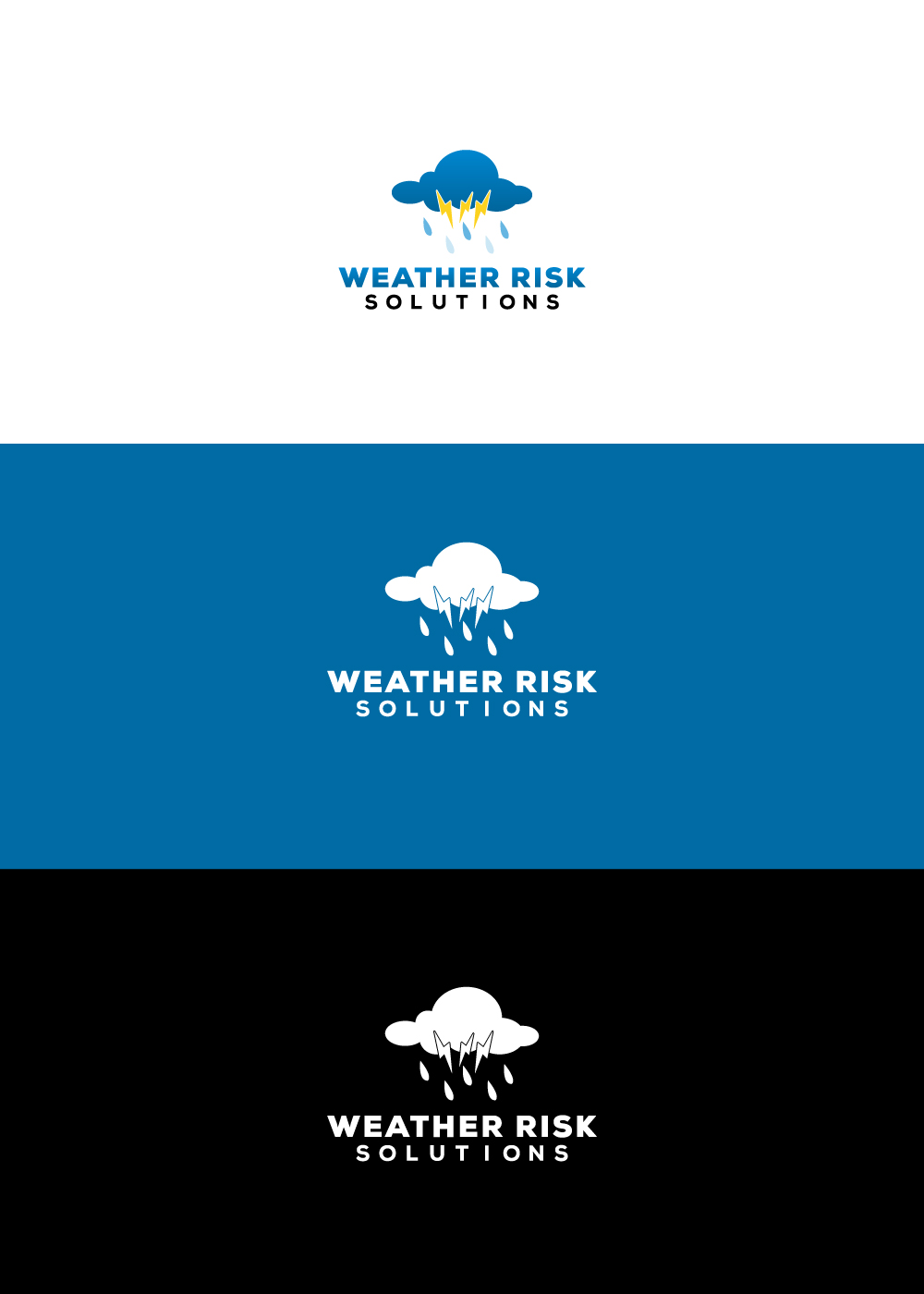 Logo Design by 24designsolution for Weather Risk Solutions | Design #13654793