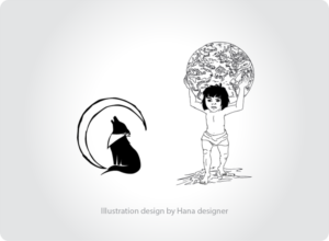 Illustration Design by Hana for this project | Design: #13569516