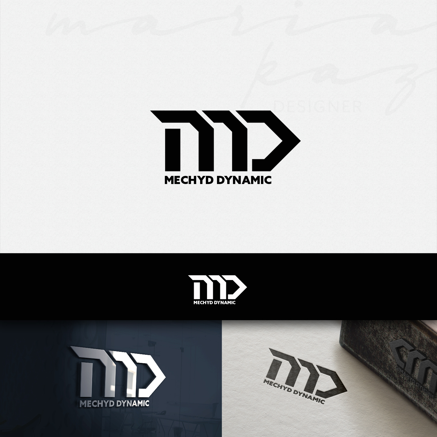Diseño de Logo por maria-kaz para MECHYD DYNAMIC | Diseño #13708055