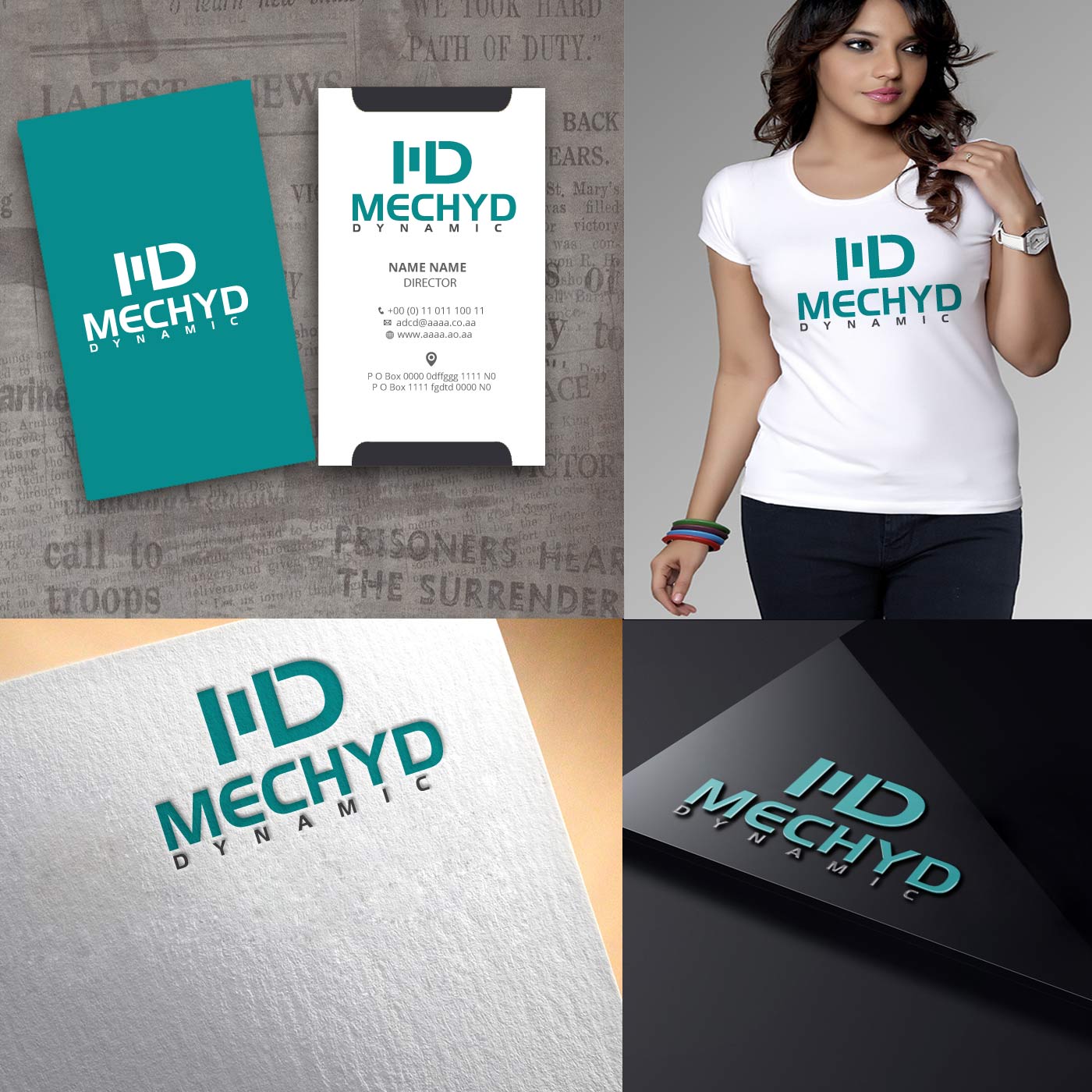 Diseño de Logo por zebronicgraphic para MECHYD DYNAMIC | Diseño #13636283