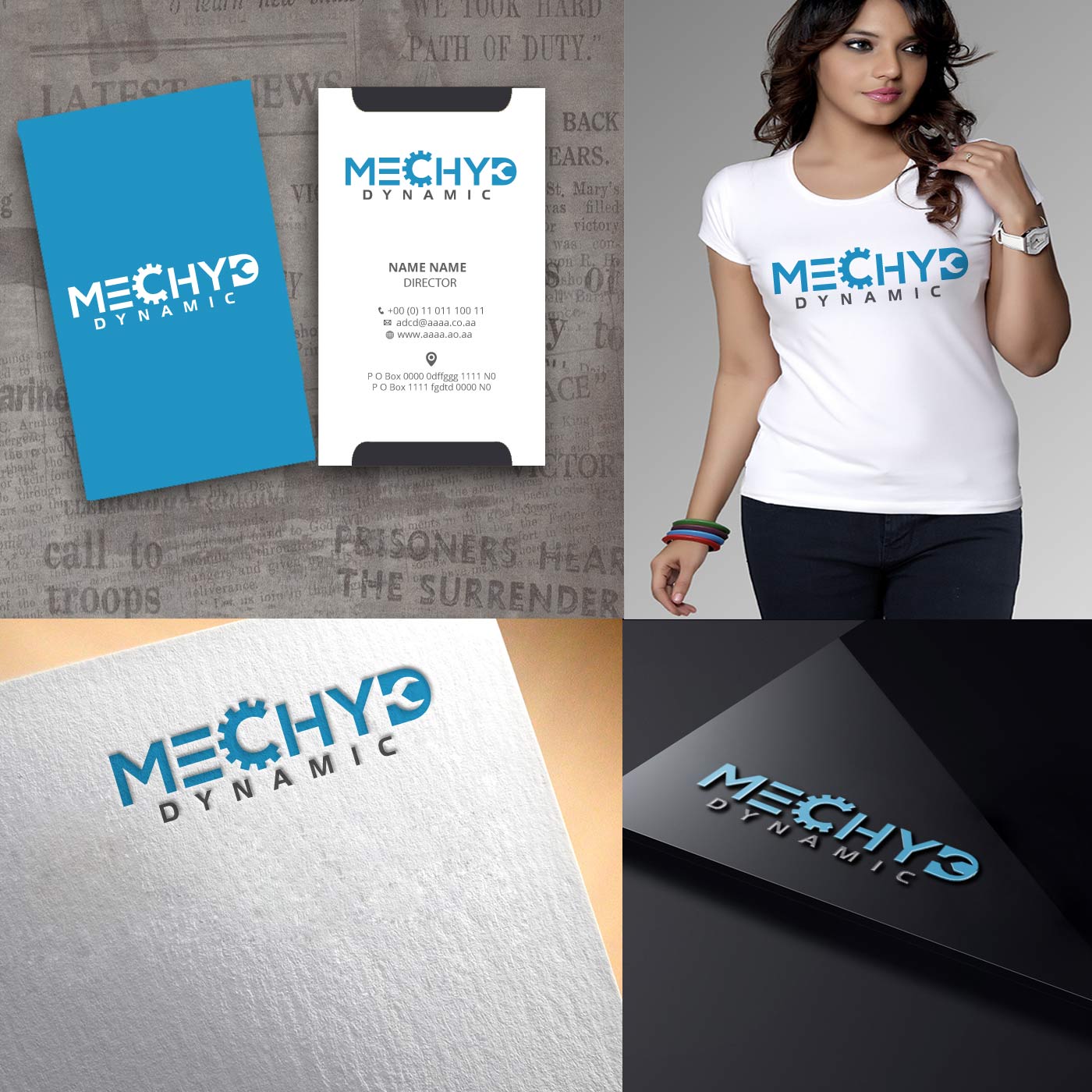 Diseño de Logo por zebronicgraphic para MECHYD DYNAMIC | Diseño #13636288