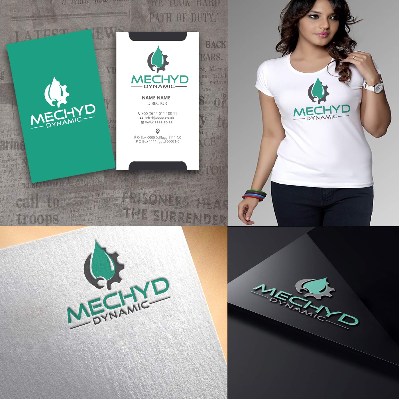 Diseño de Logo por zebronicgraphic para MECHYD DYNAMIC | Diseño #13636290
