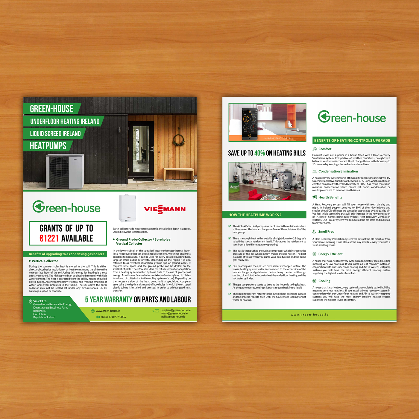 Flyer Design by debdesign for Green-house Renewable Energy | Design #13554879