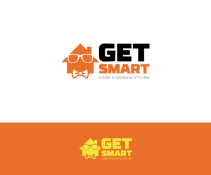 Logo Design by Tishert for Get Smart Home Staging & Styling | Design: #13607520