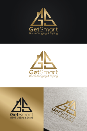 Logo Design by noishotori for Get Smart Home Staging & Styling | Design: #13725725