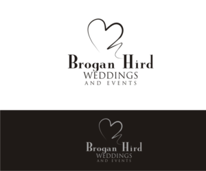 Logo-Design von Falguni für Brogan Hird Weddings and Events | Design #13590341